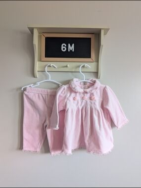 Starting Out Pink Two-Piece Baby Pajama Set